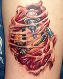 Cool Art Firefighter Tattoos