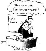 funny teacher cartoon
