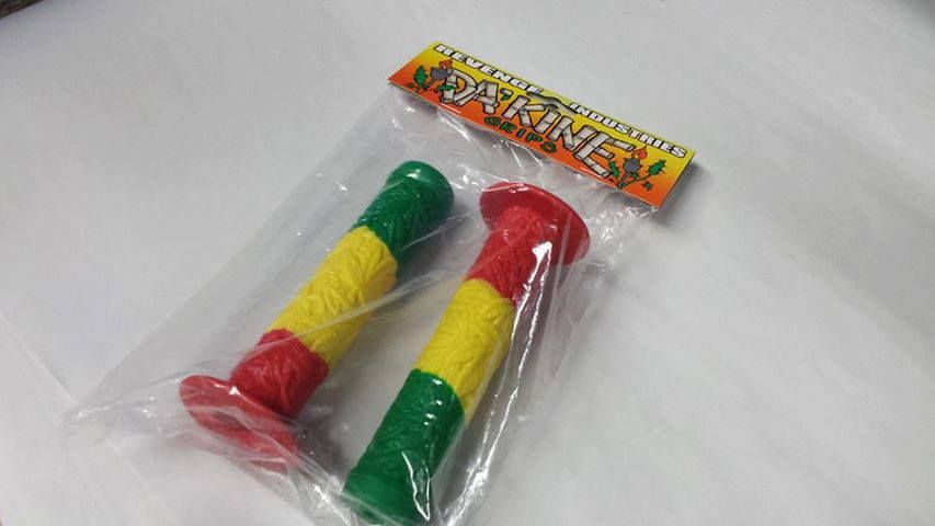 rasta bmx grips