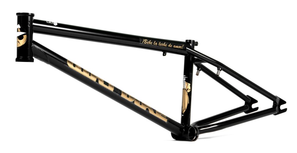 S&M DIRTBIKE BMX 24 INCH FRAME BIKE BLACK DIRT CRUISER 24" OG SE FIT