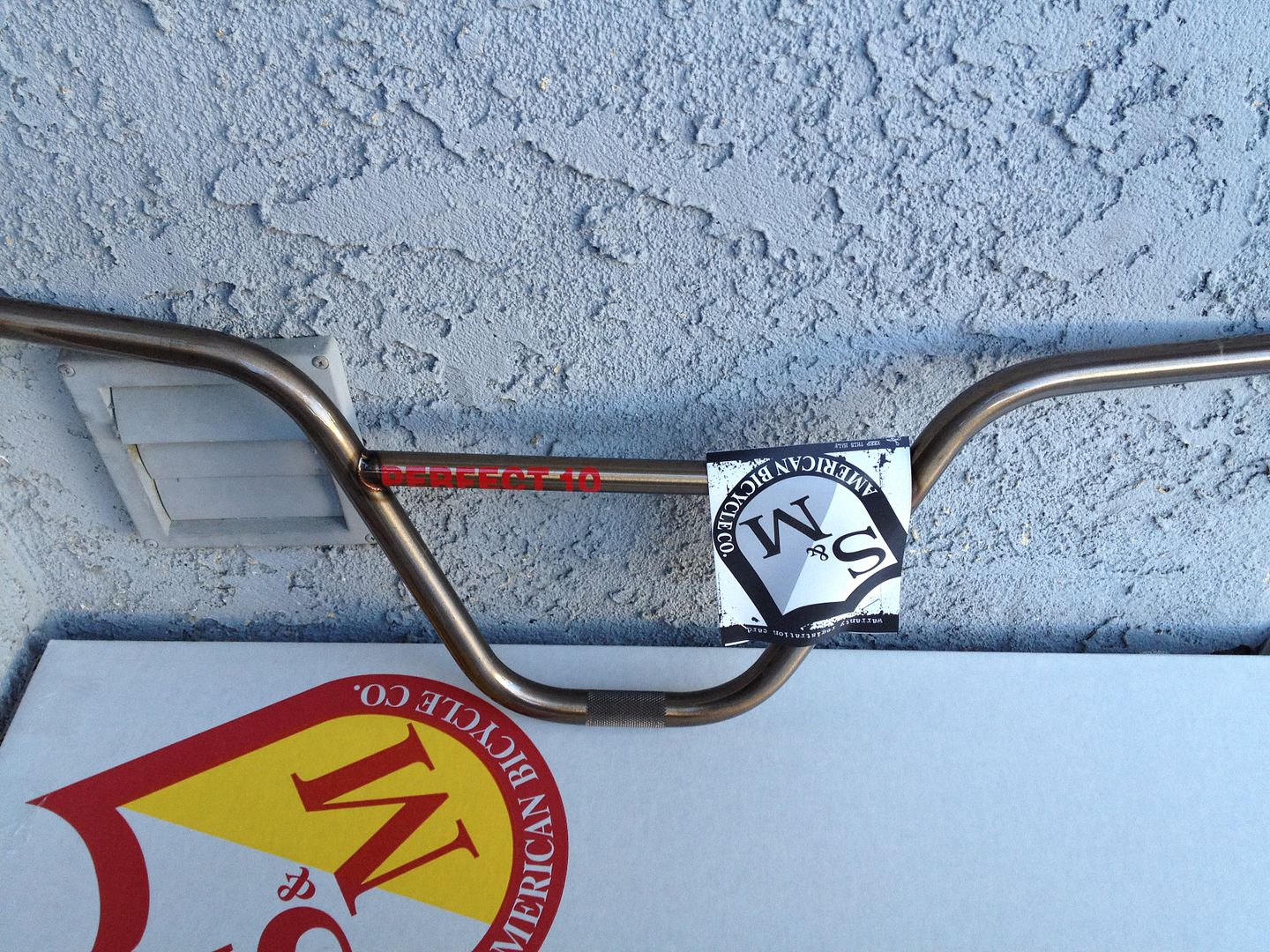 gold bmx handlebars