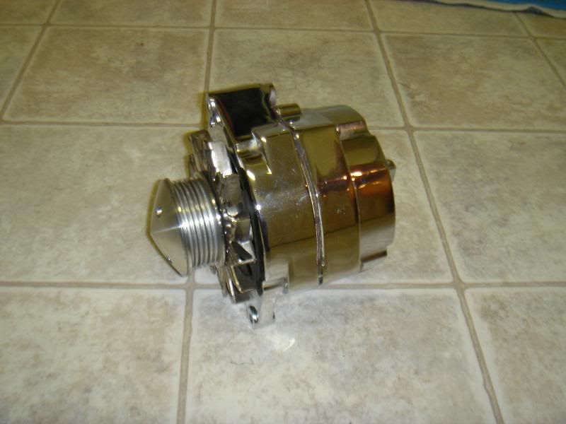 Chrome Alternator 100 amp 3 wire CorvetteForum Chevrolet Corvette