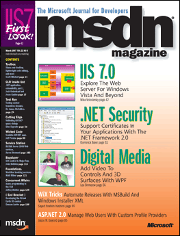 MSDN Mar 07
