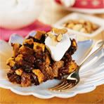 chocolate almond bread pudding