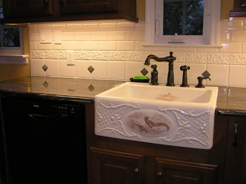 White Subway Tile Backsplash