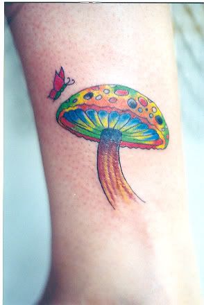SARAH'S MUSHROOM TATTOO Pictures, Images and Photos