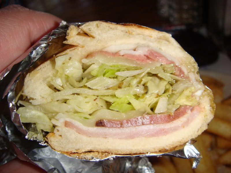 Cross section of Italian Sandwich