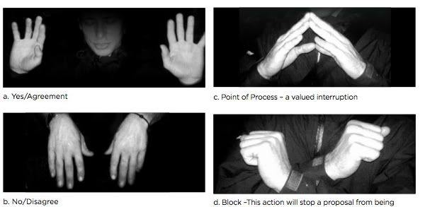 OWS hand signals