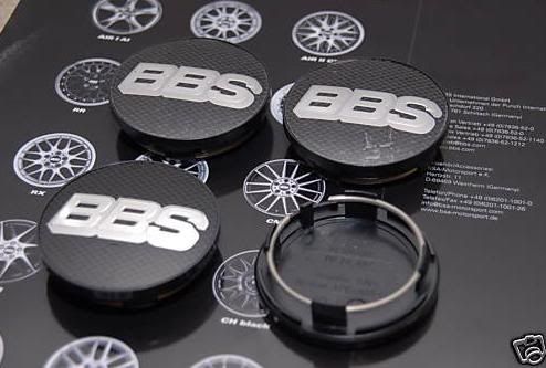 These have a gloss black carbon fibre look with silver BBS logo