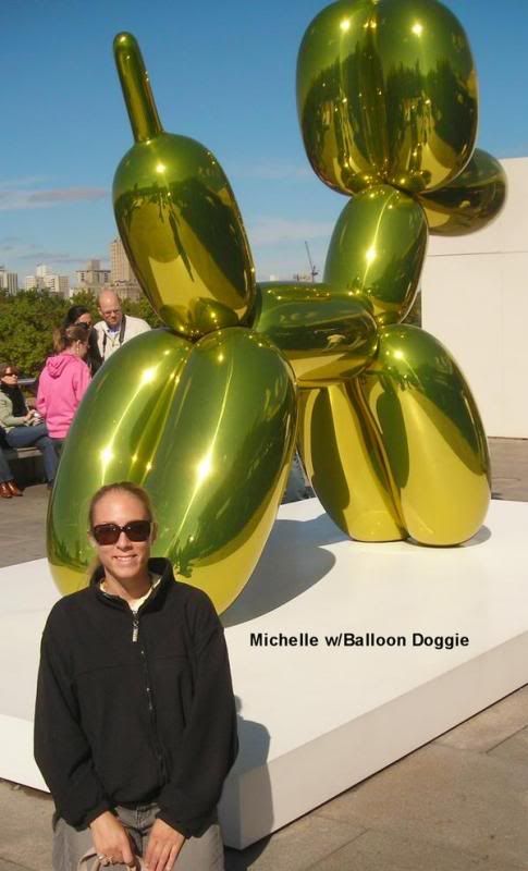 Michelle with Balloon Doggie