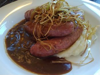 bangers and mash