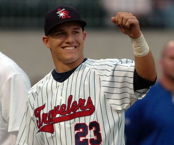 Mike Trout Arkansas Travelers