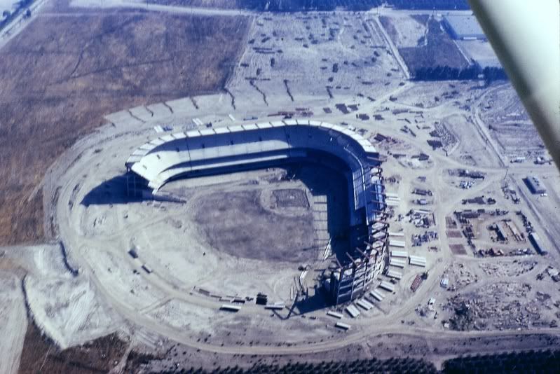 Angel stadium construction