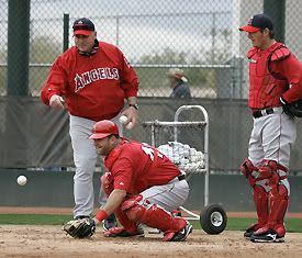 Mike Scioscia and the catchers