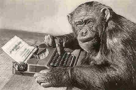 Monkey doing math