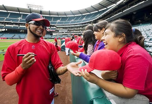 Ervin Santana smiling