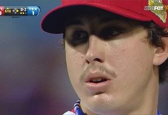 Derek Holland mustache