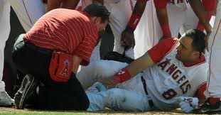 Morales breaks leg