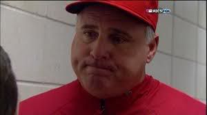 Mike Scioscia glum