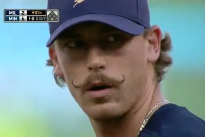 carl pavano moustache