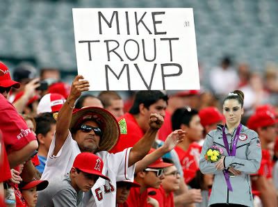 McKayla Maroney is not impressed with Mike Trout's MVP credentials