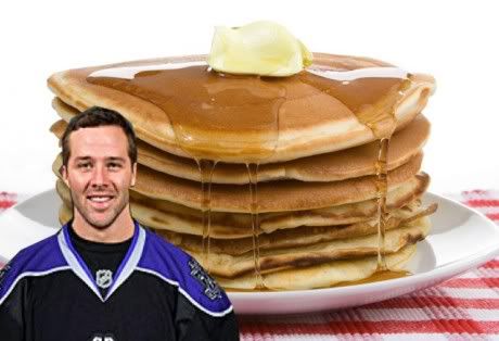 Dustin Penner pancakes