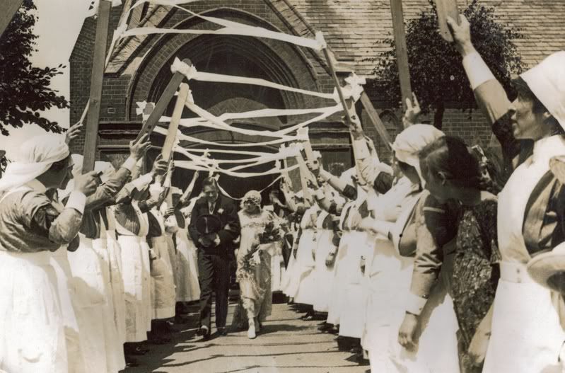 branch archway wedding