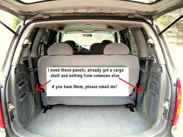 2004 Nissan quest spare tire location #2