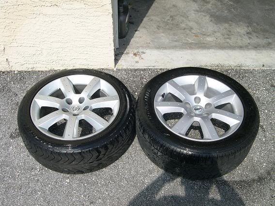03 Nissan 350z tire size #3