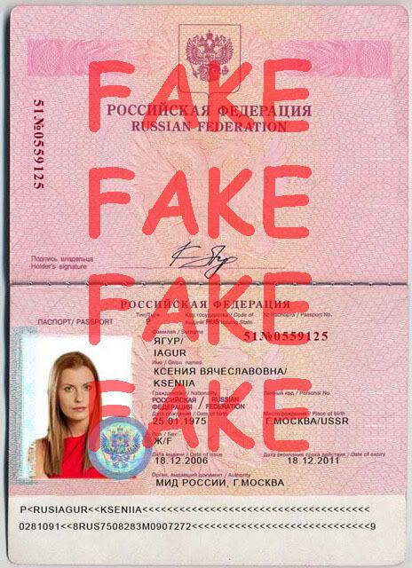 scam fake russian passport documents romance