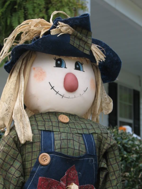 putting up 1 of 4 Fall/Halloween decorations :)