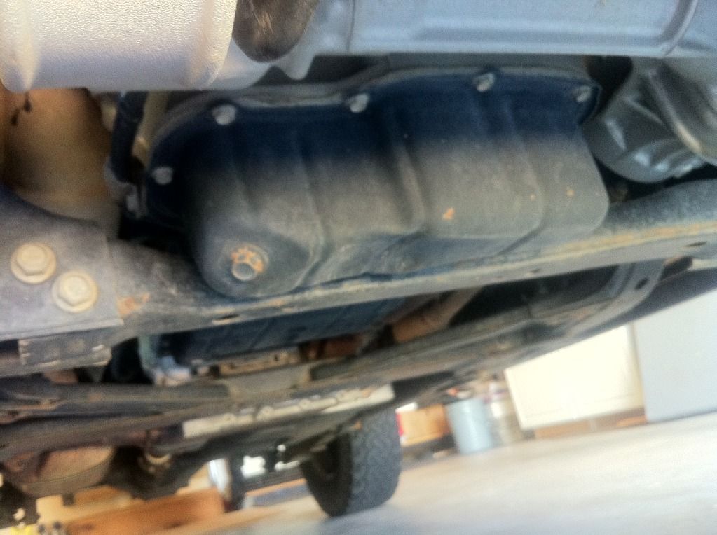 2002 Nissan xterra oil pan removal #3