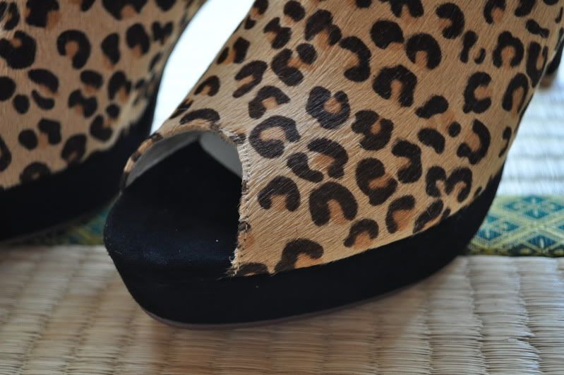 bankle, booties, shoes of prey, leopard, heels, shoes