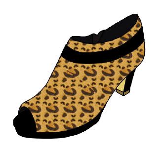 ankle, booties, shoes of prey, leopard, heels, shoes