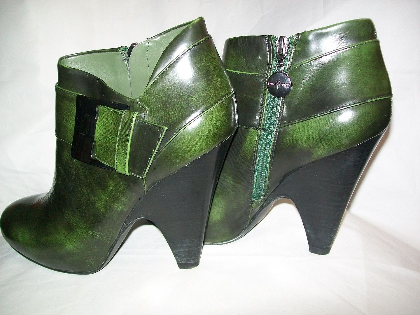 vince camuto green booties