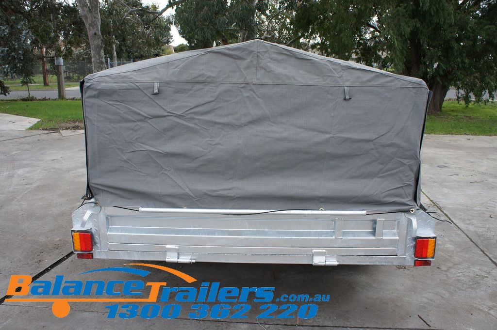 8X5 BOX TRAILER CAGE CANVAS COVER TARP 600mm 2 FOOT eBay