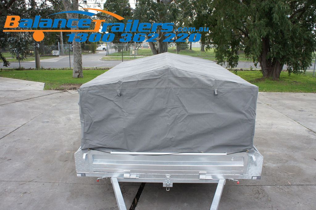 8X5 BOX TRAILER CAGE CANVAS COVER TARP 600mm 2 FOOT eBay