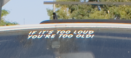 If it's too loud, you're too old!