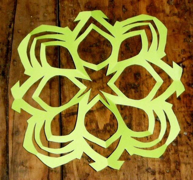 Fancy paper snowflake