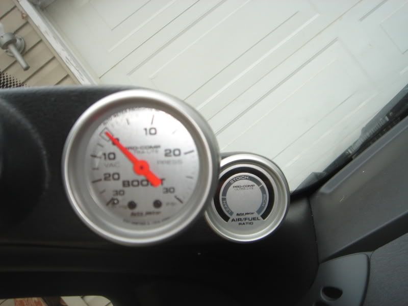 APillar Boost Gauge and A/F Gauge Saturn ION RedLine Forums