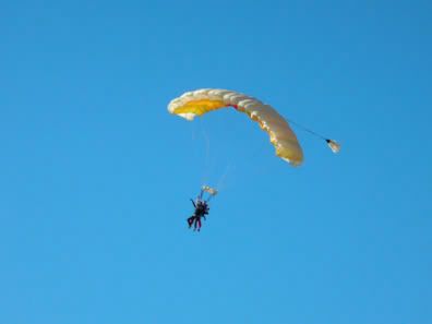 in flight