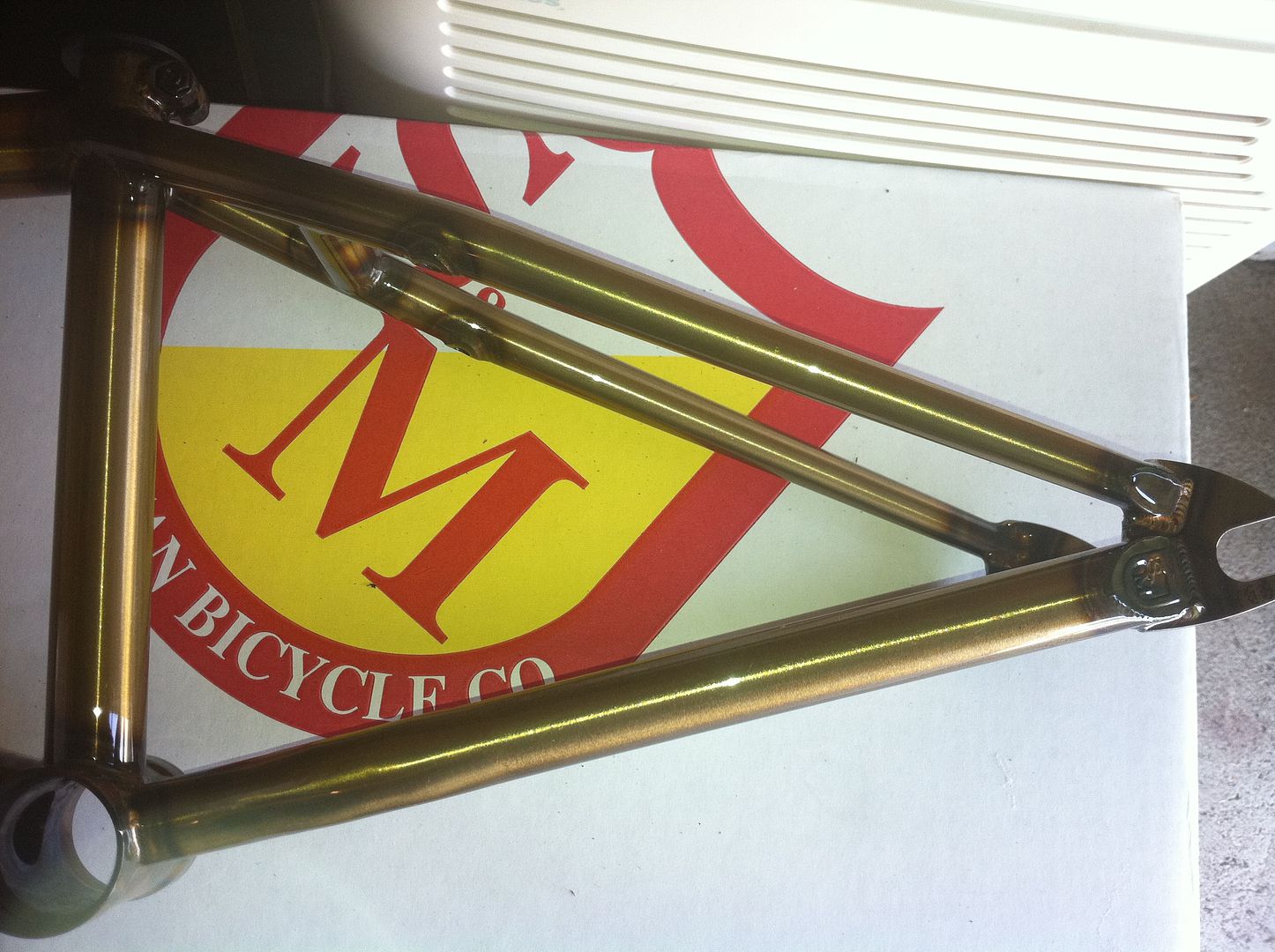 BIKES BTM HODER SIGNATURE FRAME GOLD 20.5 BMX FIT  