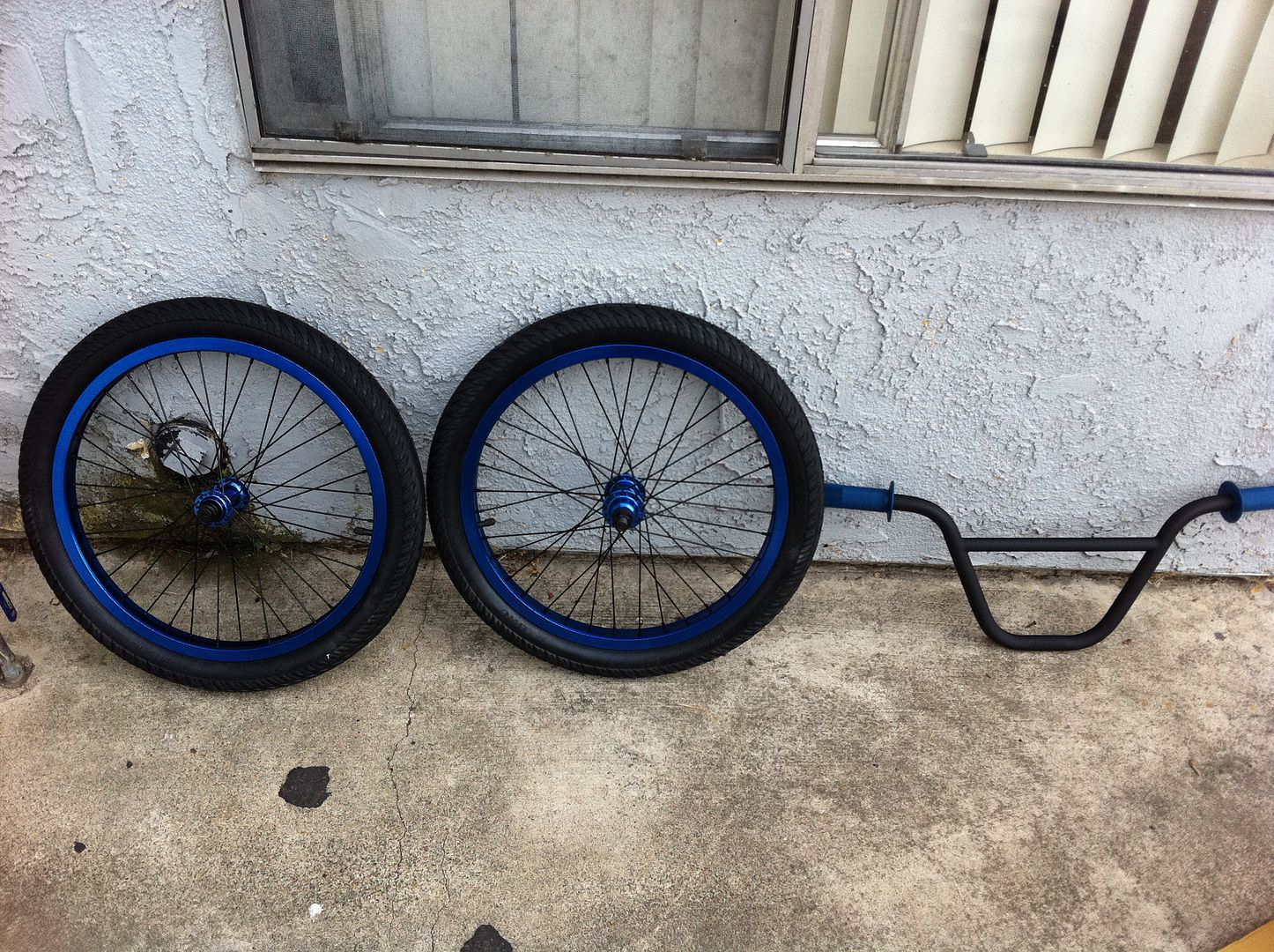 SU3 Parts Kit Black Su 3 BMX Blue s M Fit Wheels Bars Complete