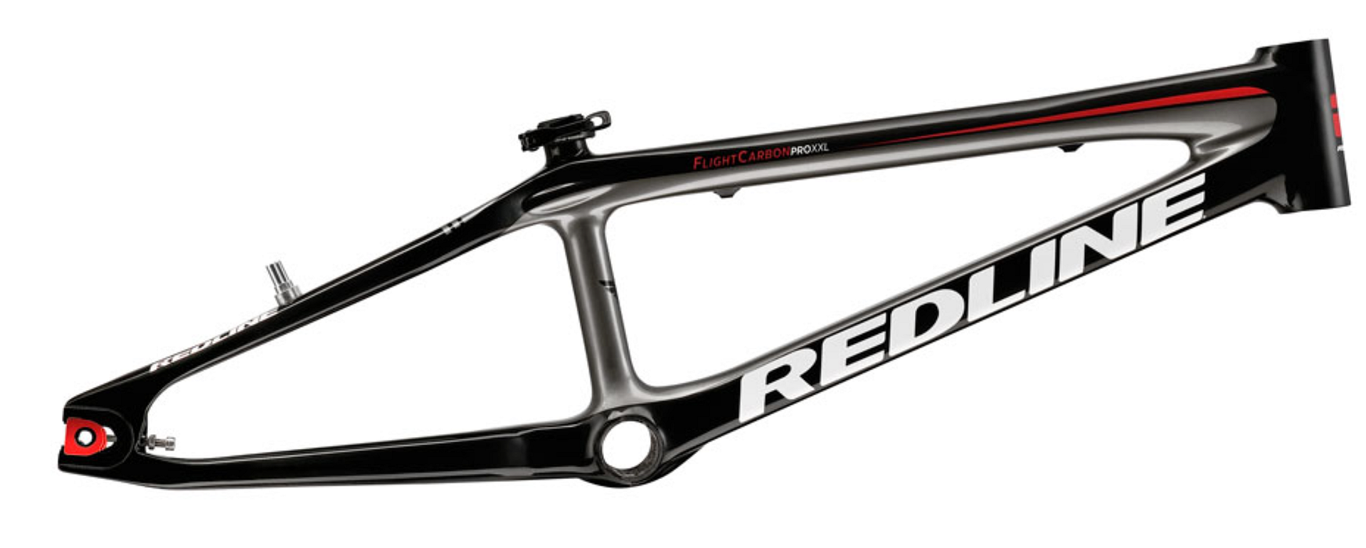 REDLINE 2015 CARBON FIBER FLIGHT PRO XXL RACE FRAME 21.7 GREY BMX RACE ...