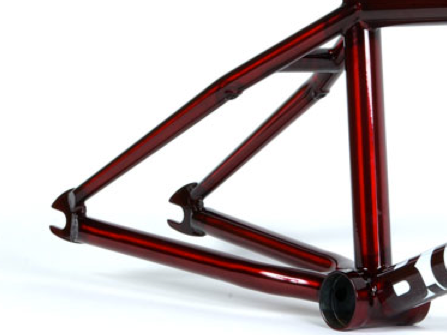   HODER SIGNATURE FRAME RED 21 BMX FIT TRAN FIT TRANSLUCENT TRANS  