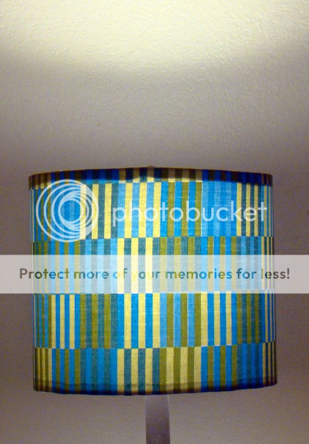 Finnish Funky Modern Marimekko Fujiwo Ishimoto Blue Hirsi Log Lamp