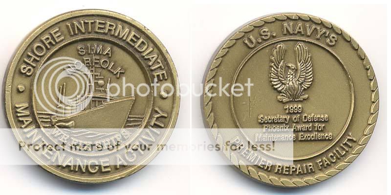 Secretary of Defense Pheonix Award Challenge Coin  